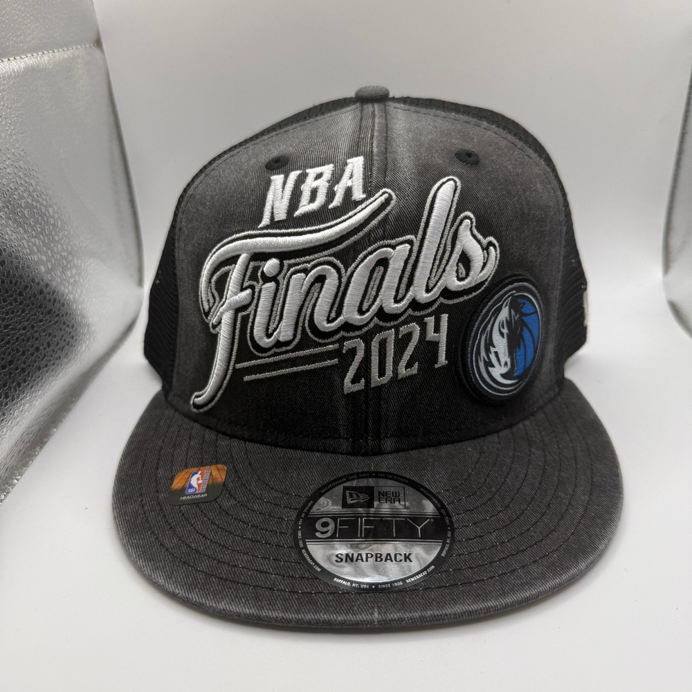 New Era 9FIFTY‎ Dallas Mavericks NBA Finals 2024 Snapback Hat Trucker Cap Black